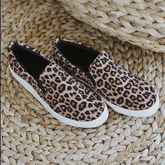 Cheetah Print Slip Ons - Picture 3 of 4